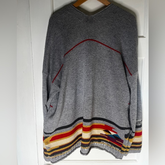 FATE by LFD Geometric Southwestern Boho Cardigan sz M - Picture 8 of 8